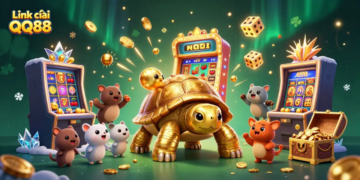 Experience thrilling wins with Link vào QQ88 as iconic characters immerse in a colorful casino world.