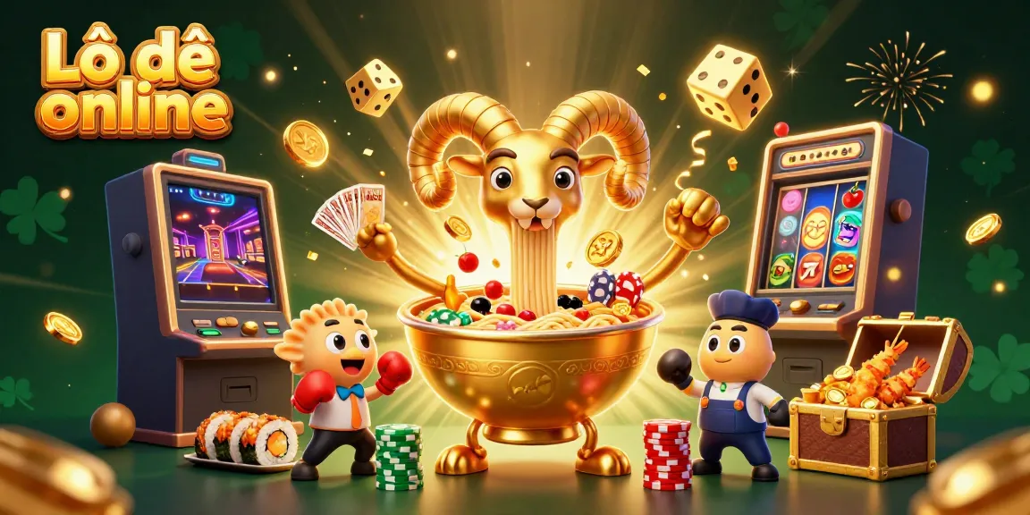 Experience the thrill of Lô đề online with a vibrant casino scene featuring dynamic characters and a jackpot