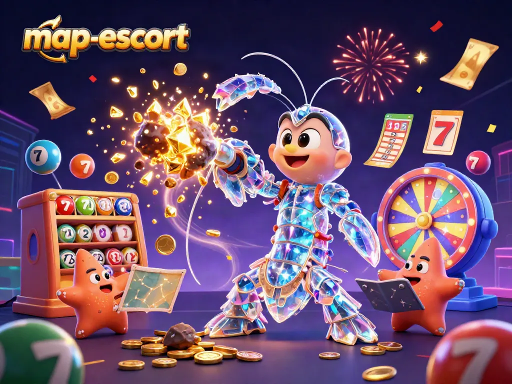 Experience non-stop action with map-escort in a colorful casino explosion of games and prizes.