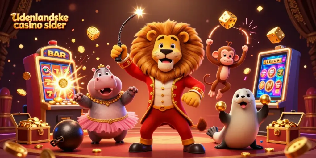 Experience excitement with udenlandske casino sider featuring vibrant 3D characters and dynamic game elements.